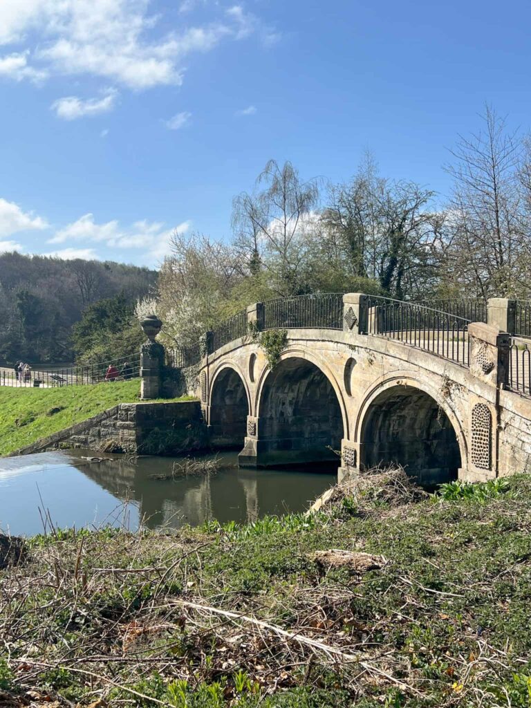 Beautiful ornate bridge over the River Dearne