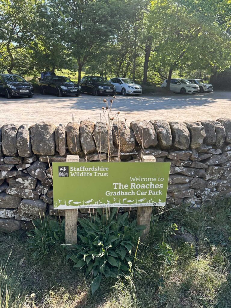 The Roaches, Gradbach Car Park for Three Shires Head