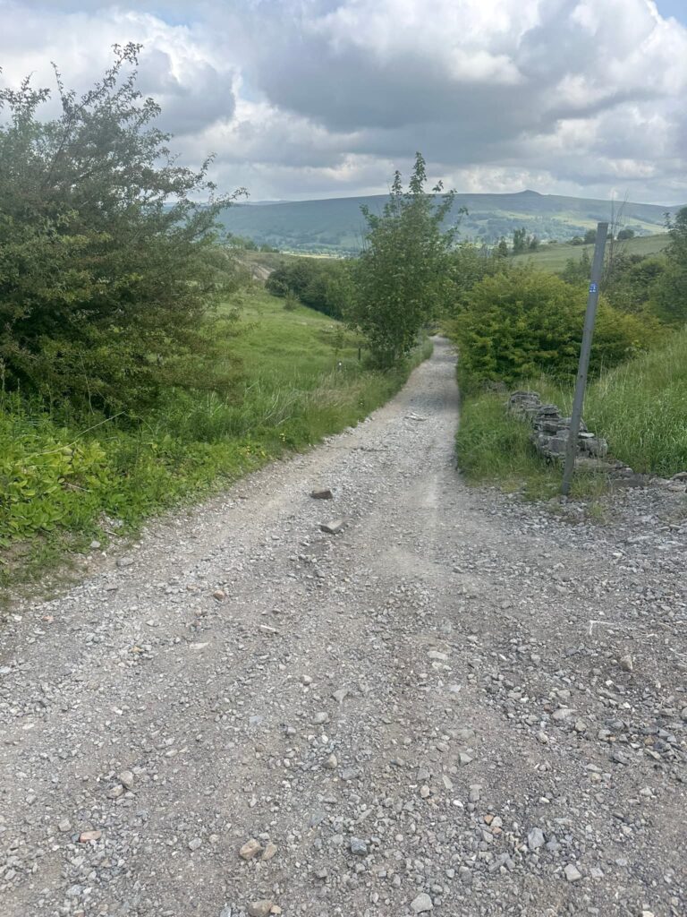 The route into Pin Dale