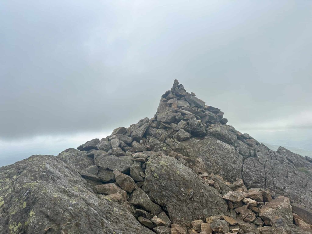 Dow Crag summit cairn