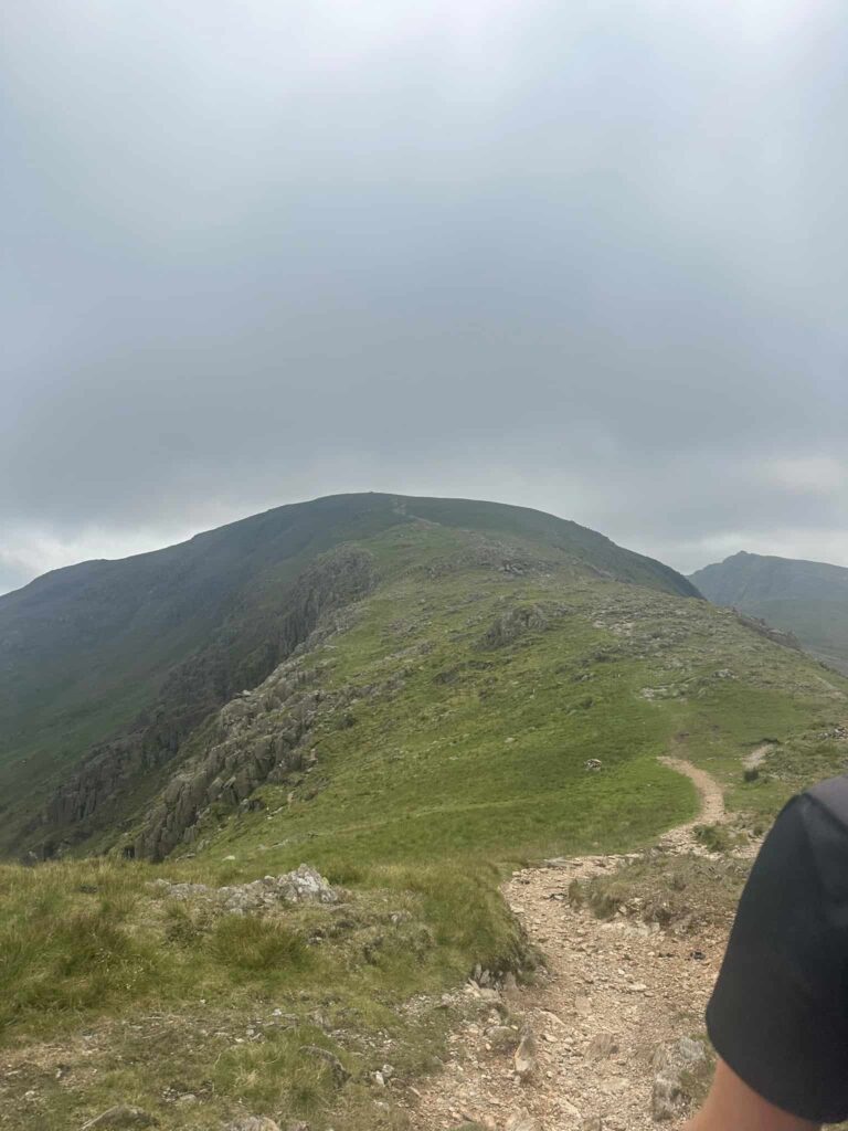 The route up to Brim Fell