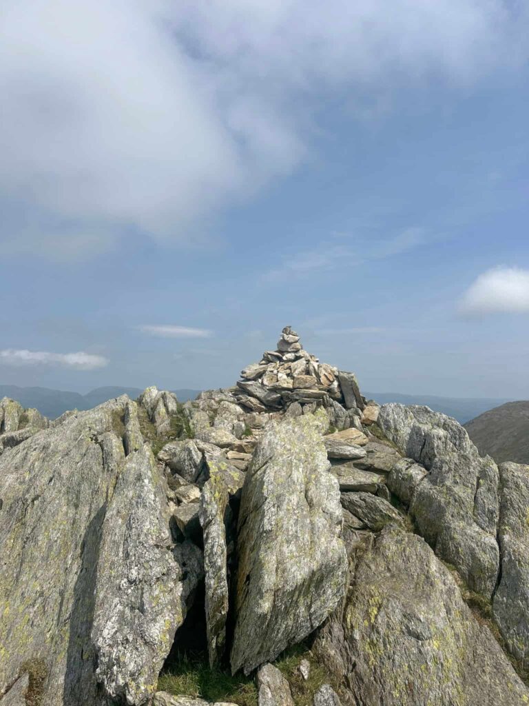 Great Carrs summit cairn