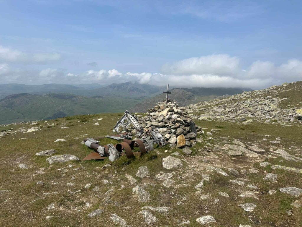 A plane wreck site near Great Carrs