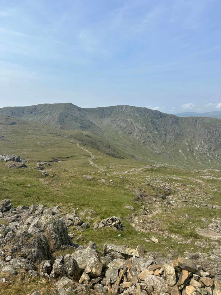 A view of Swirl Hows from Wetherlam