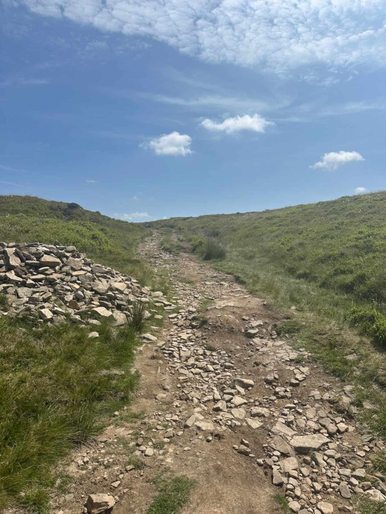 A stony trail