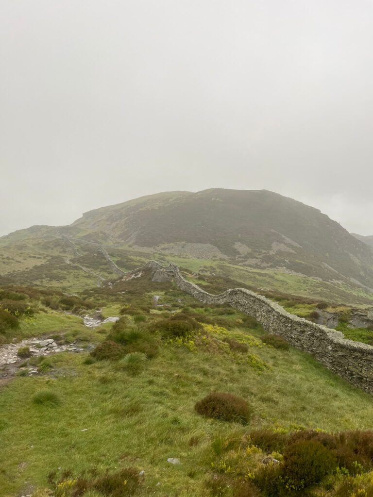 Dry stone wall on Lingmoor Fell