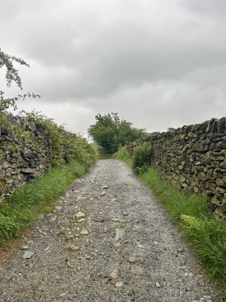 A stony rough track