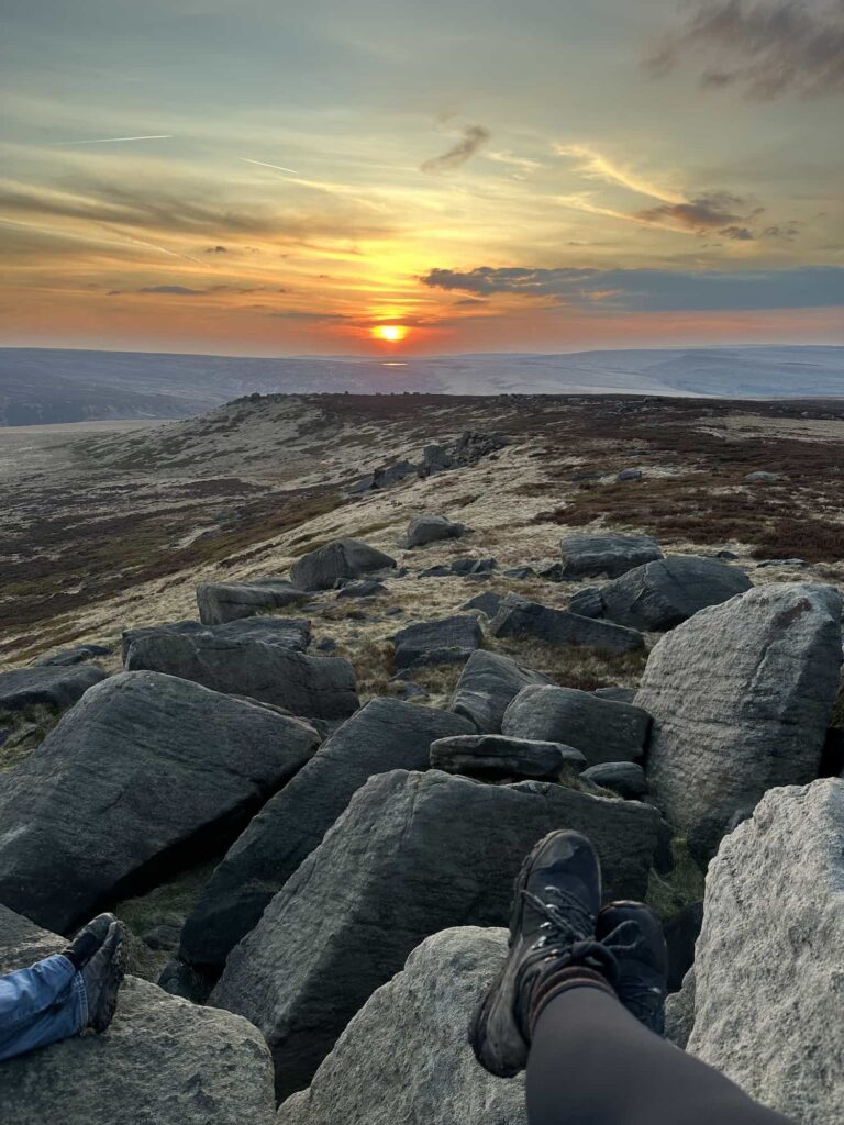 West Nab at sunset
