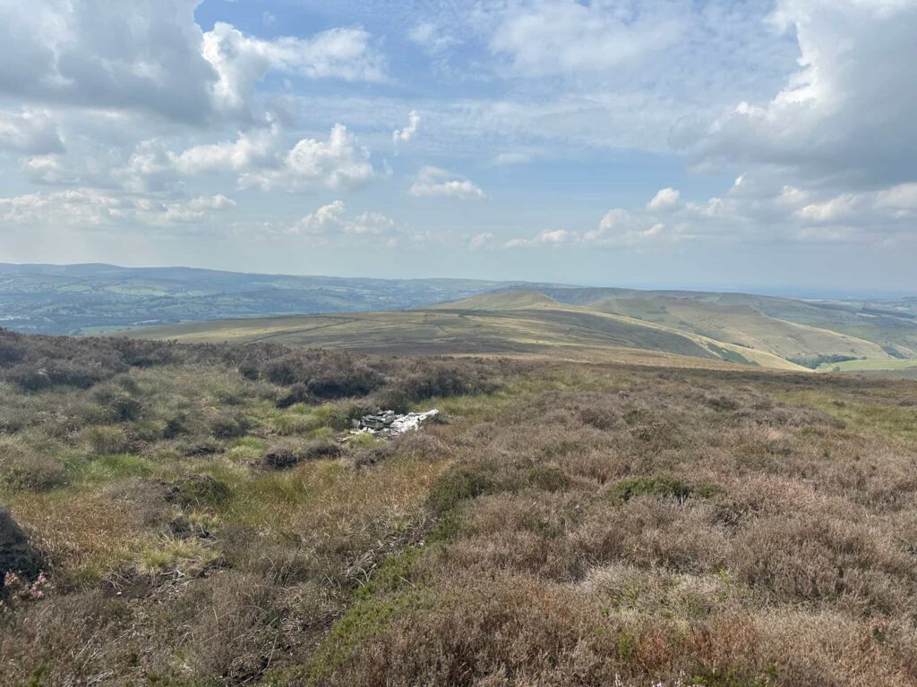 The wreck of the Airspeed Oxford on Brown Knoll