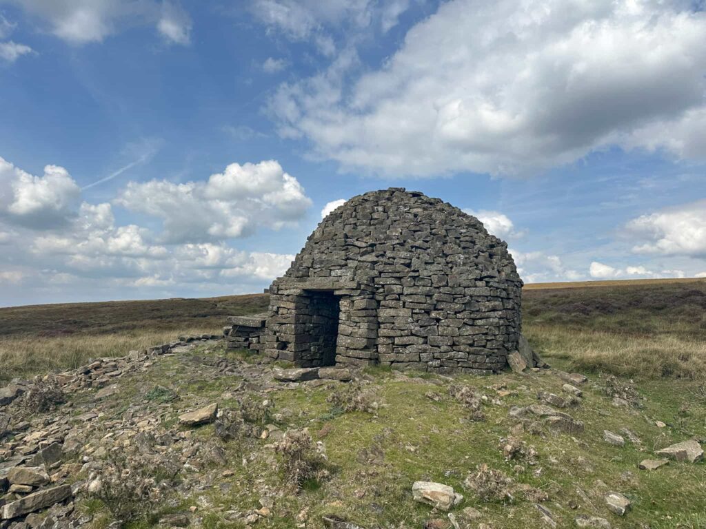 A stone igloo on Brown Knoll, Peak District