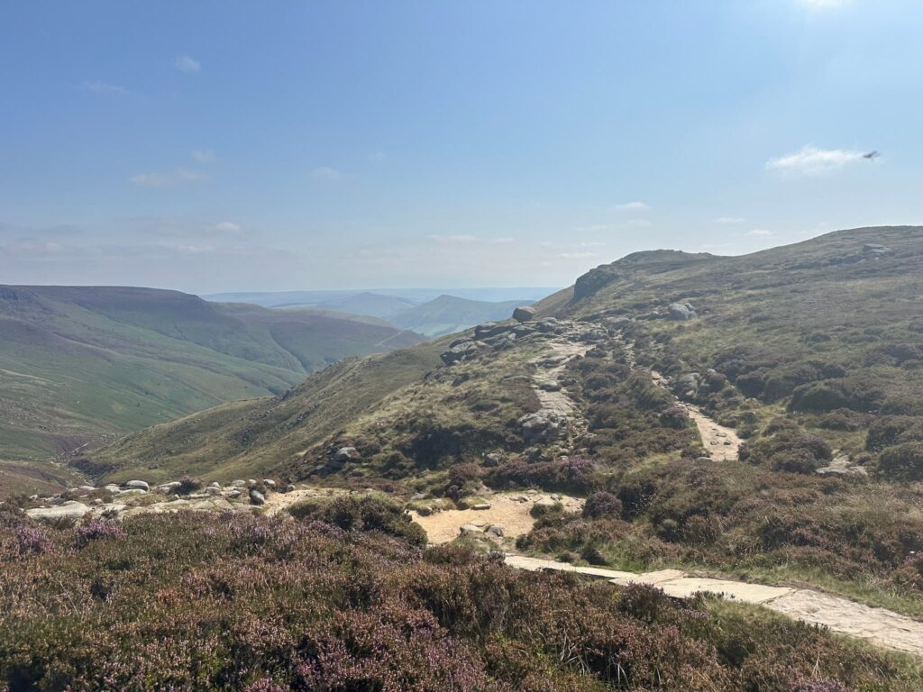 A view from the top of Grindsbrook Clough