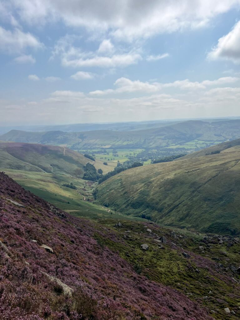 The Great Ridge as seen from Upper Tor