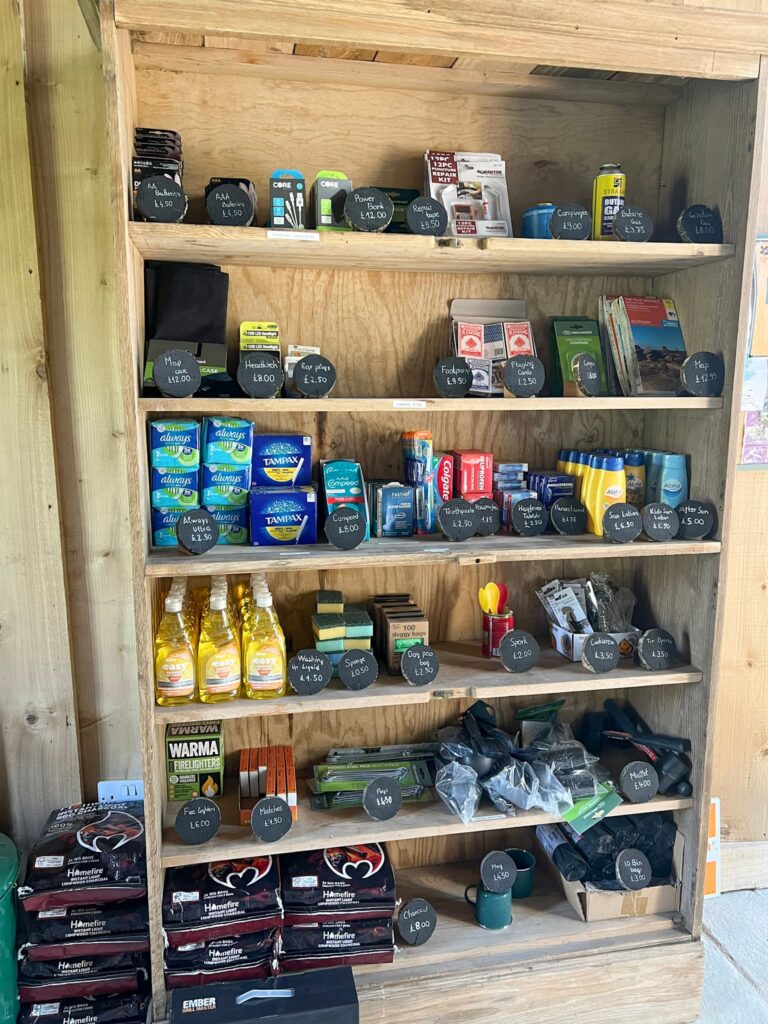 Upper Booth Farm Campsite Shop
