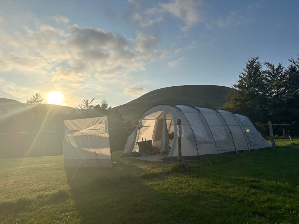 Vango Spectre 600 at Upper Booth Farm Campsite, Edale