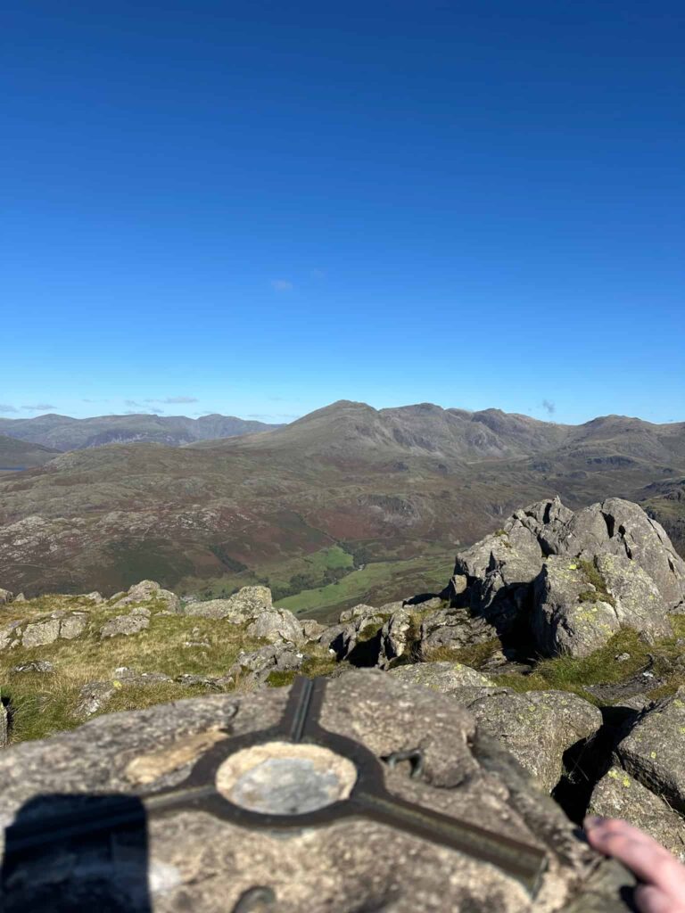 View from Harter Fell trig point