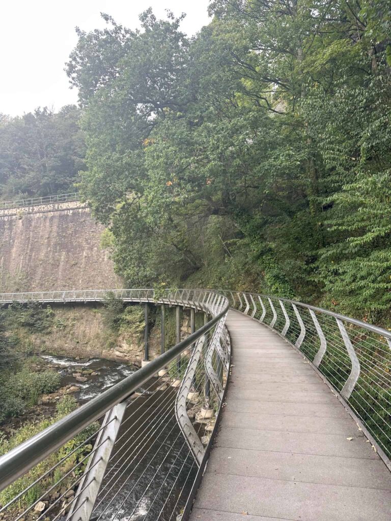 Millennium Walkway on the Steel Cotton Rail Trail