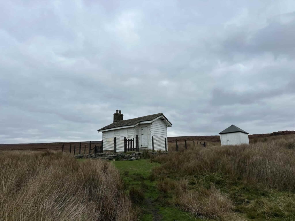 Shooting cabin near Kinder Scout