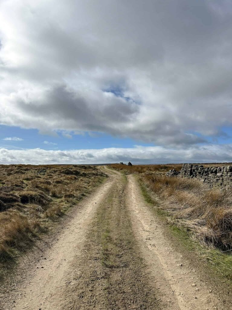 Stake Hill Road, a moorland track