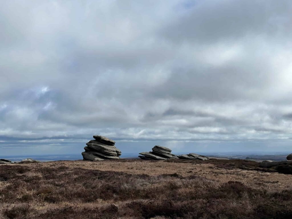 Cakes of Bread rock formation, Derwent Edge