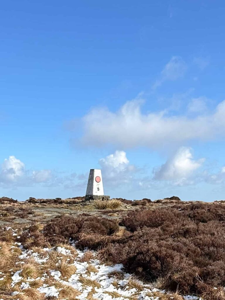 Edale Moor trig point