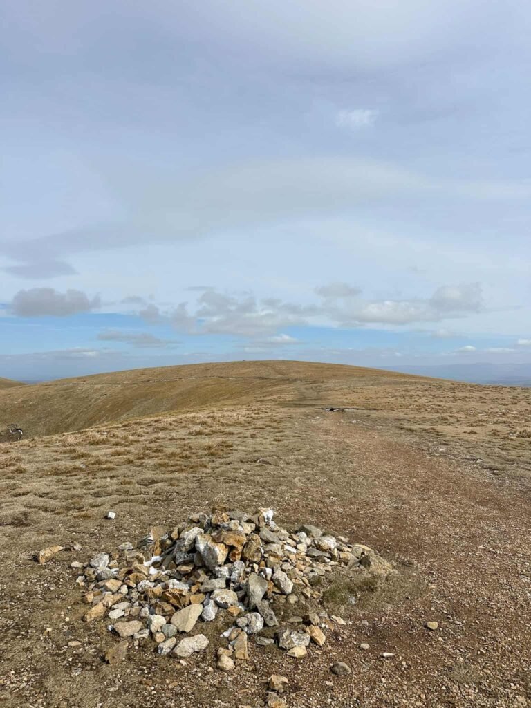 a cairn on Stybarrow Dodd