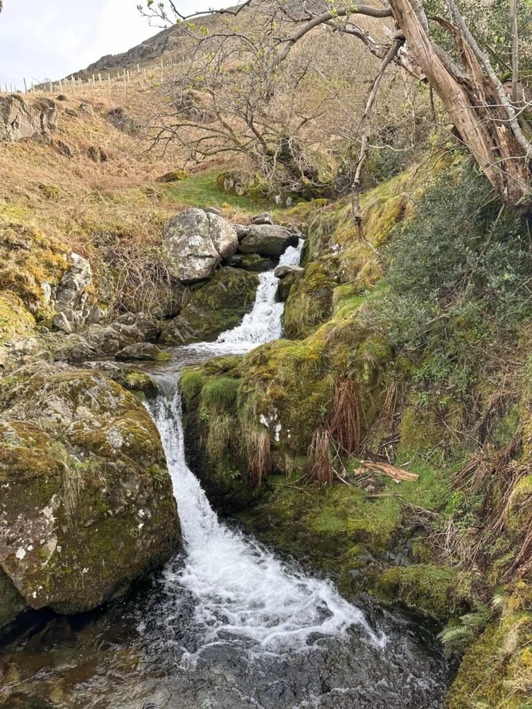 Sty Beck Fall waterfalls near Stybarrow Dodd