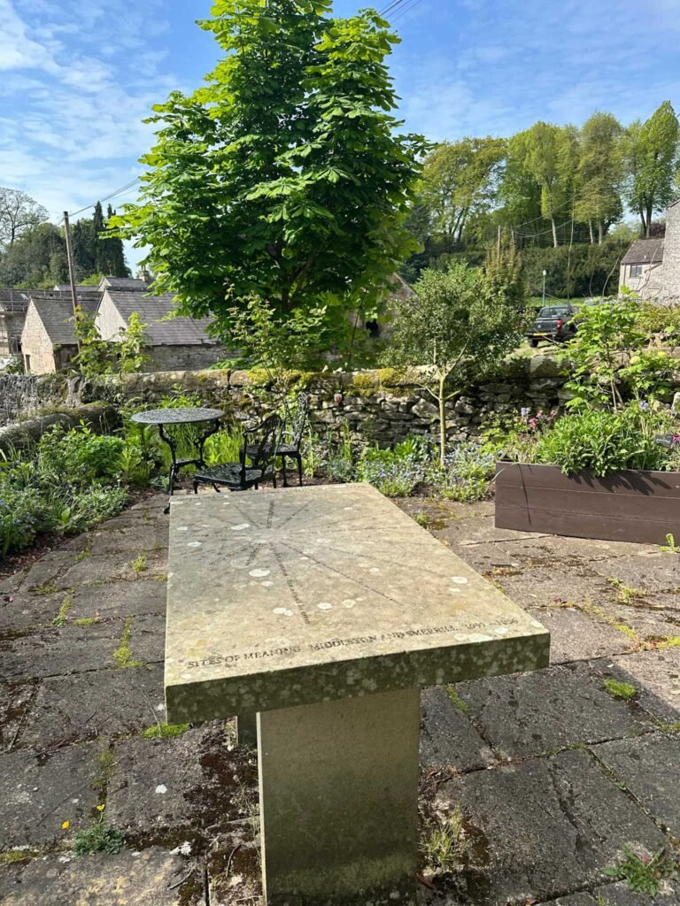 A stone slab, one of the Sites of Meaning in Middleton-by-Youlgreave