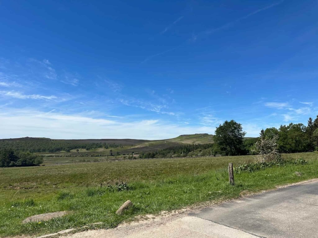 Carl Wark as seen from the Longshaw Estate
