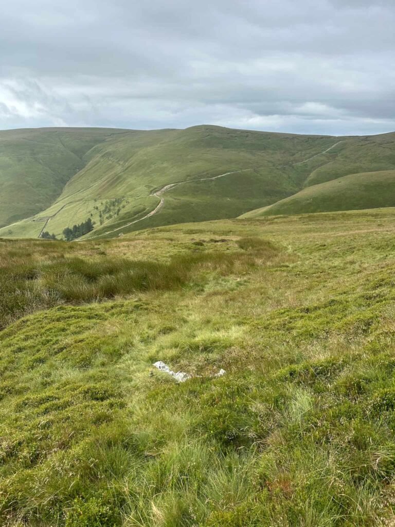 Anson crash site on Kinder Scout