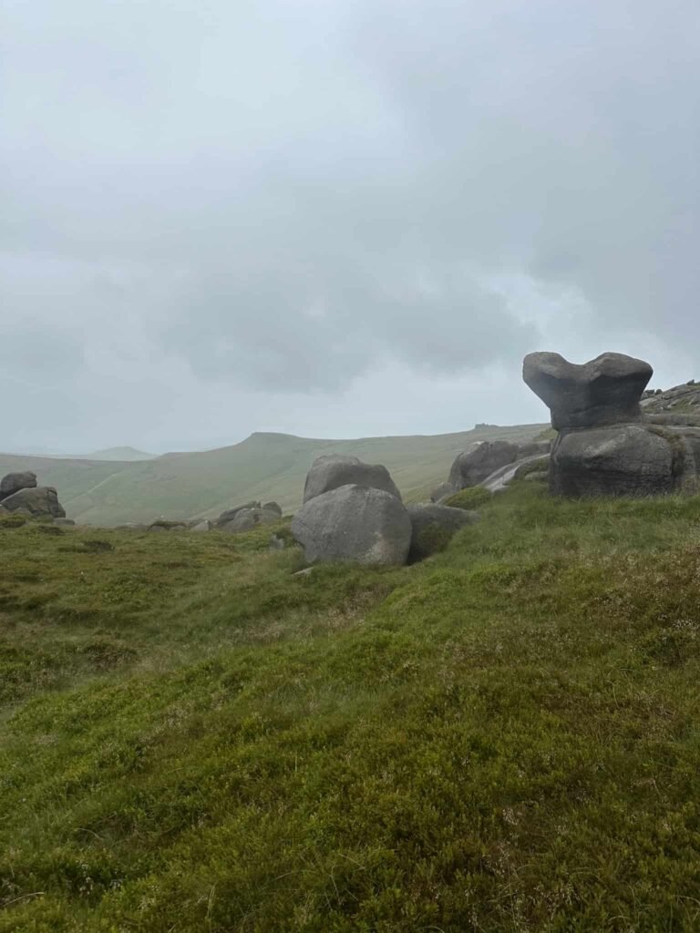 Rock formations on Kinder Scout
