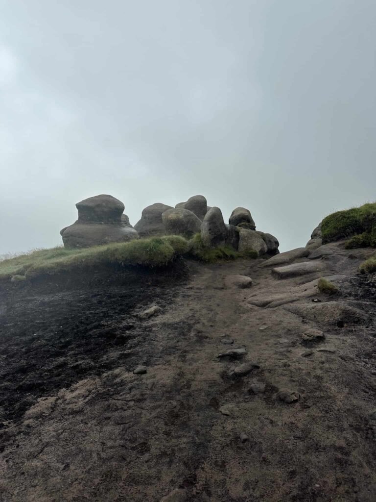 Rock formations on Kinder Scout