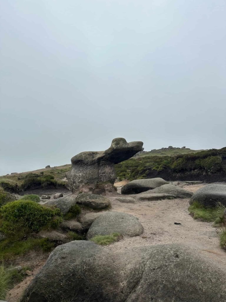 Rock formations on Kinder Scout