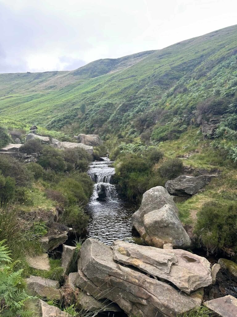 Waterfalls in Crowden Clough