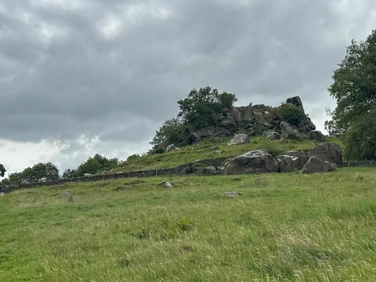 Robin Hood's Stride, a gritstone tor