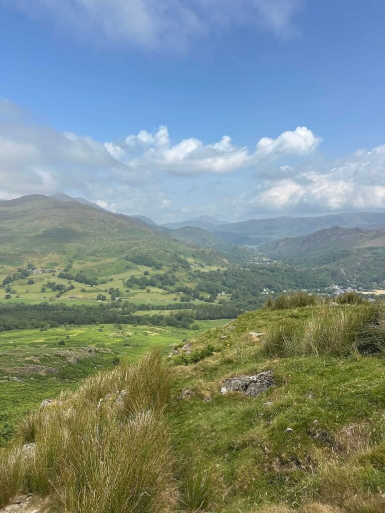 Mountain views from Moel Hebog