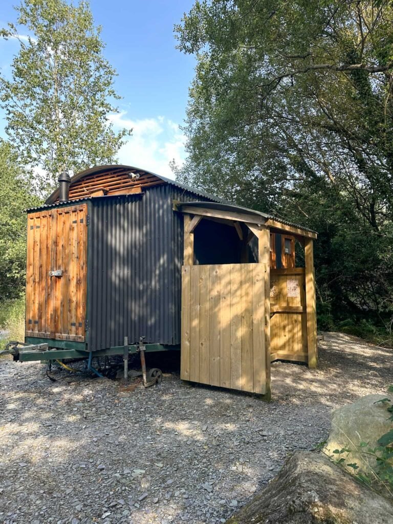 Pot washing facilities at Cae Ddel Country Camping
