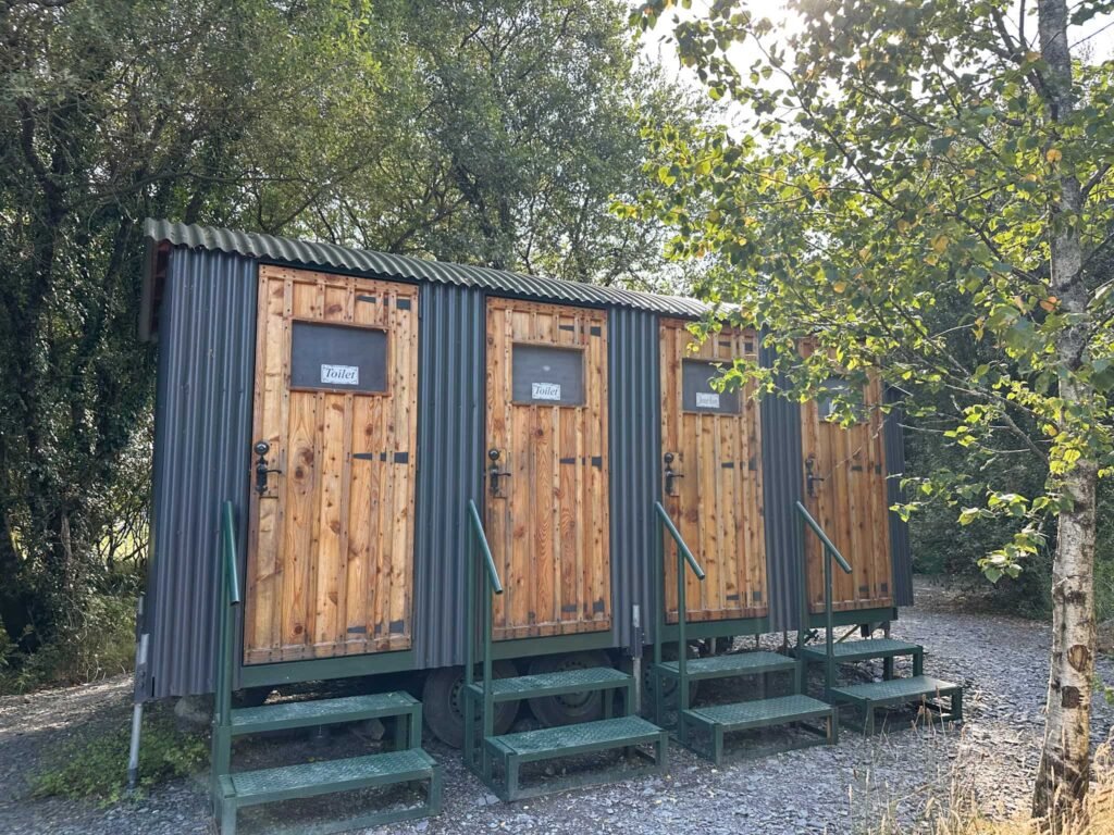 Toilet block at Cae Ddel Country Camping