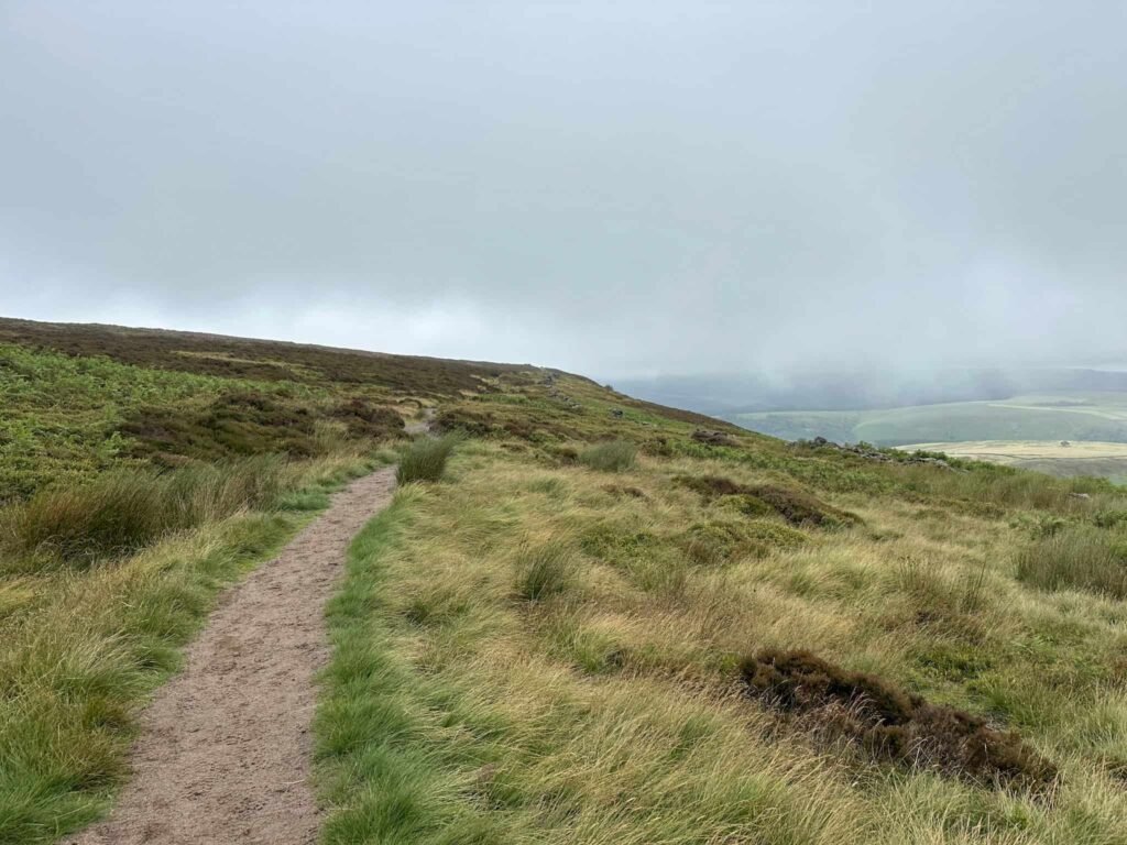 A moorland path on Kinder Scout