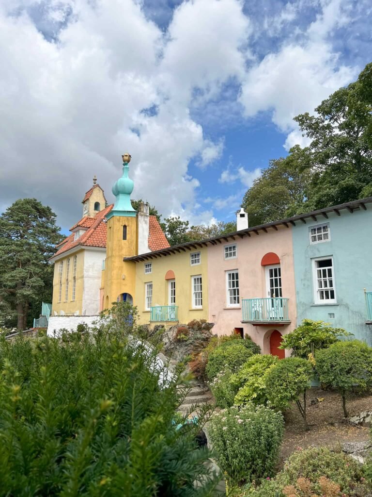 Colourful buildings in Portmeirion