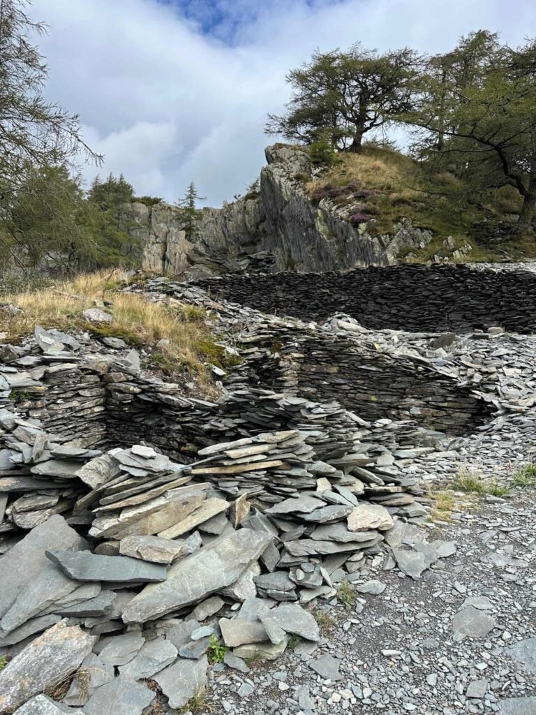 Former quarry shelter on Castle Crag