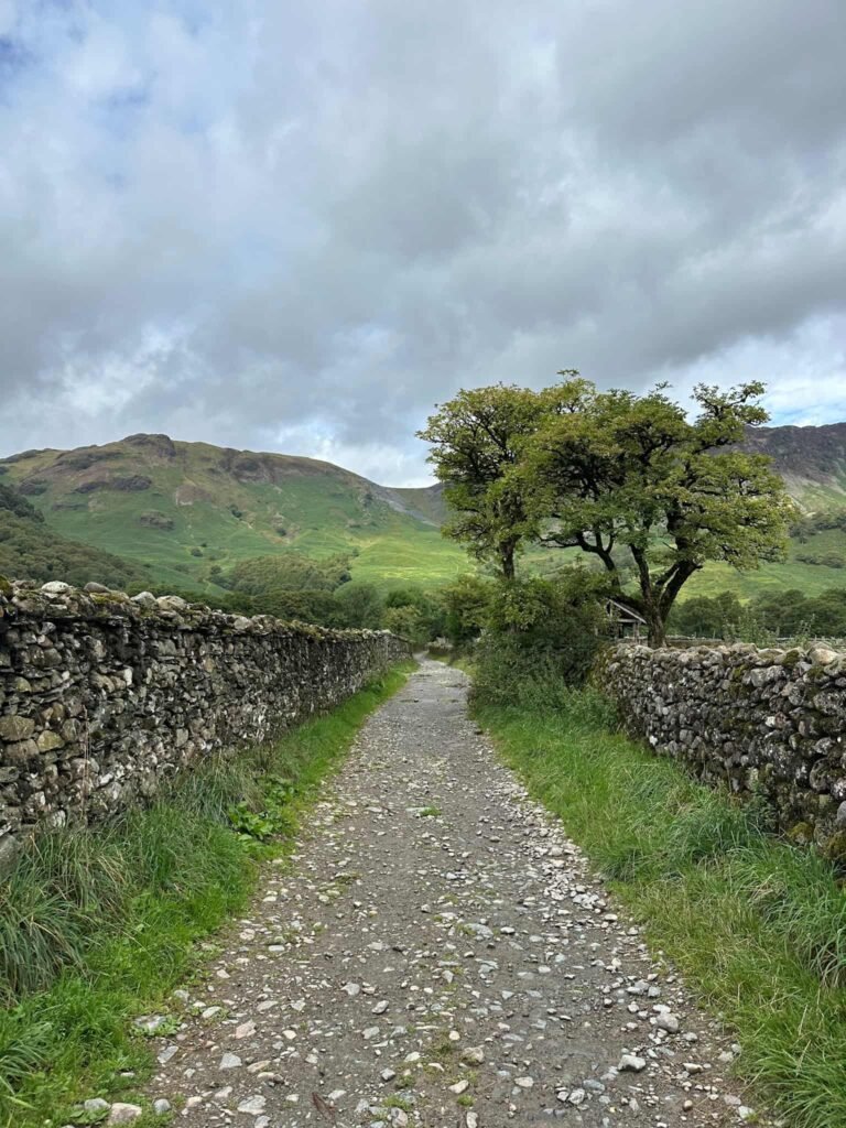A stony track
