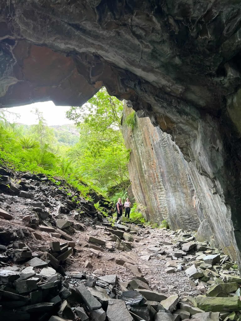 Millican Dalton's cave on Castle Crag
