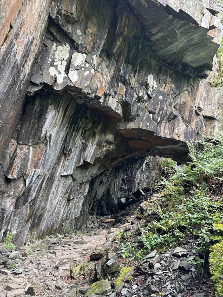 Millican Dalton's cave on Castle Crag