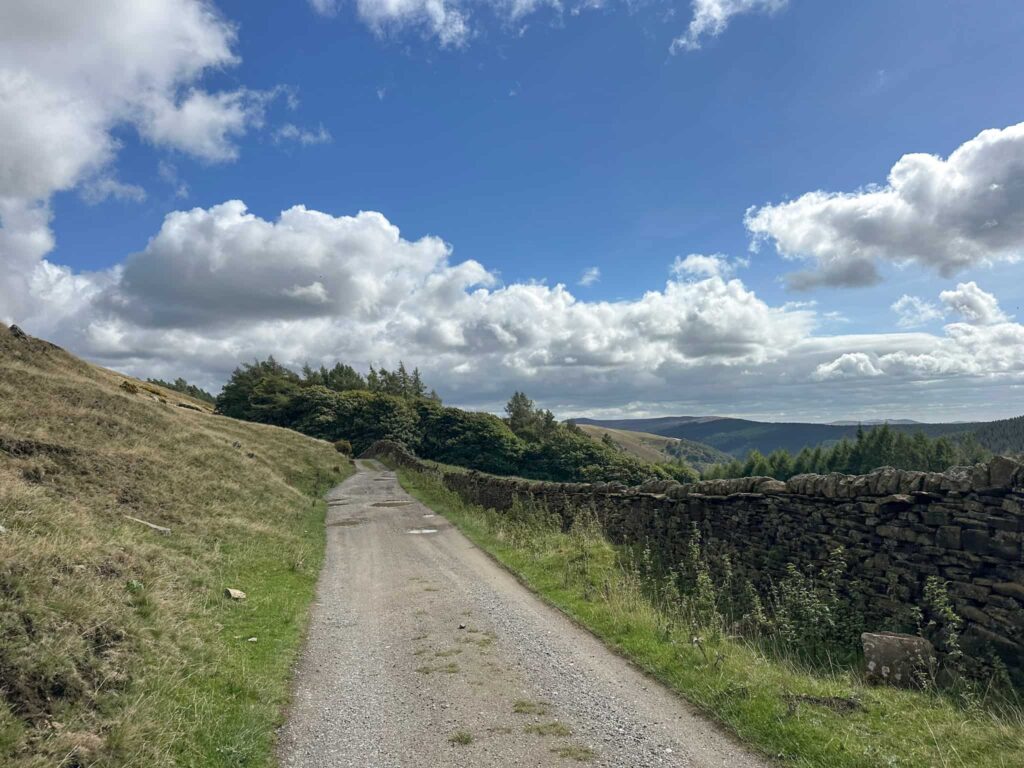 A single track road