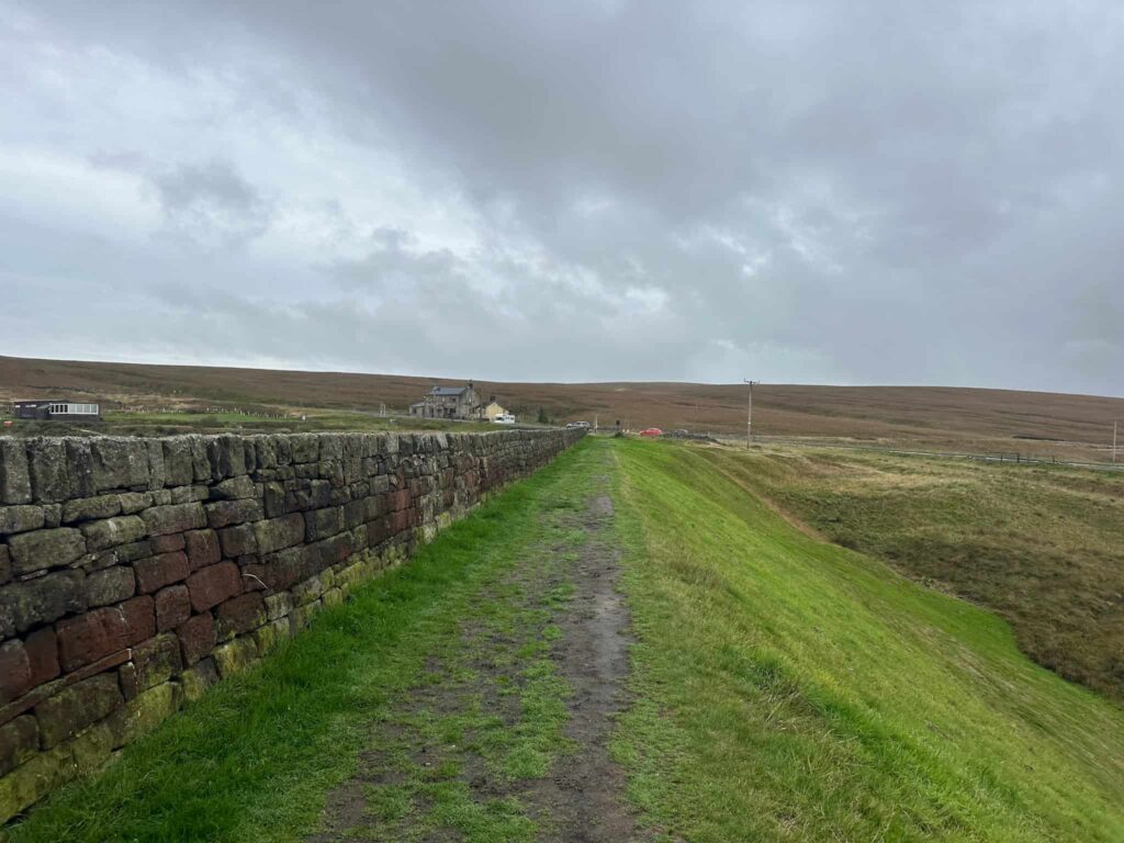 A path alongside Redbrook Reservoir