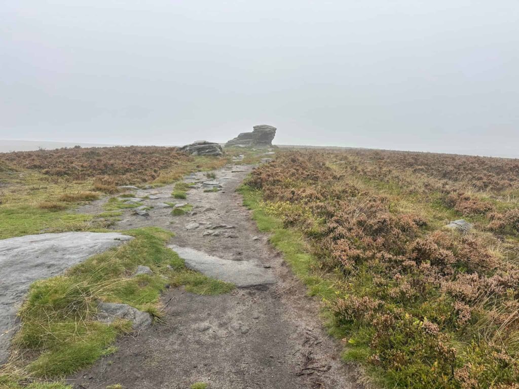 Ox Stones, a gritstone rocky outcrop