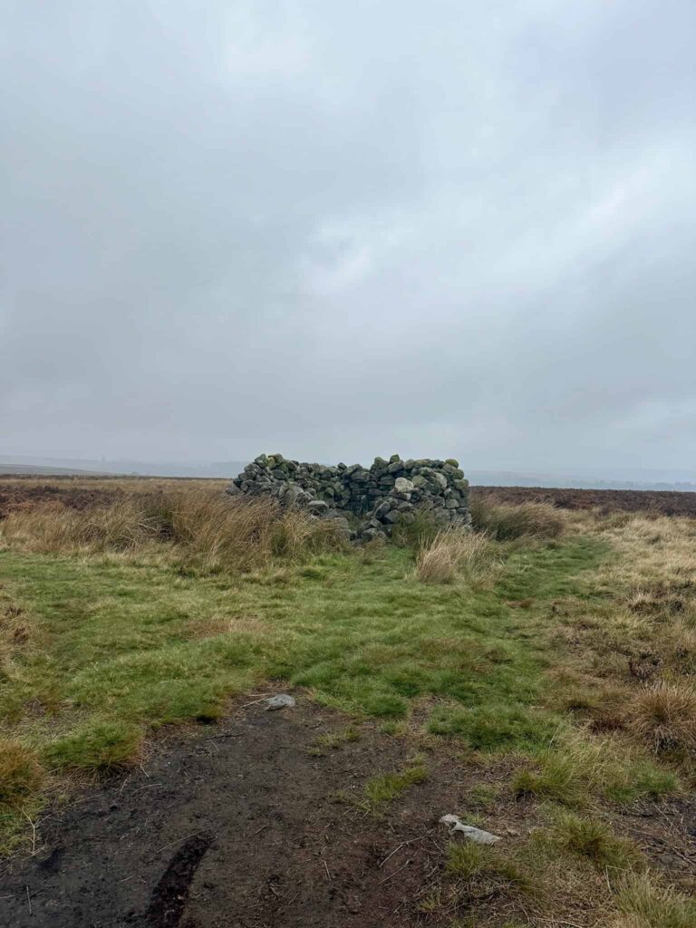 A stone shelter