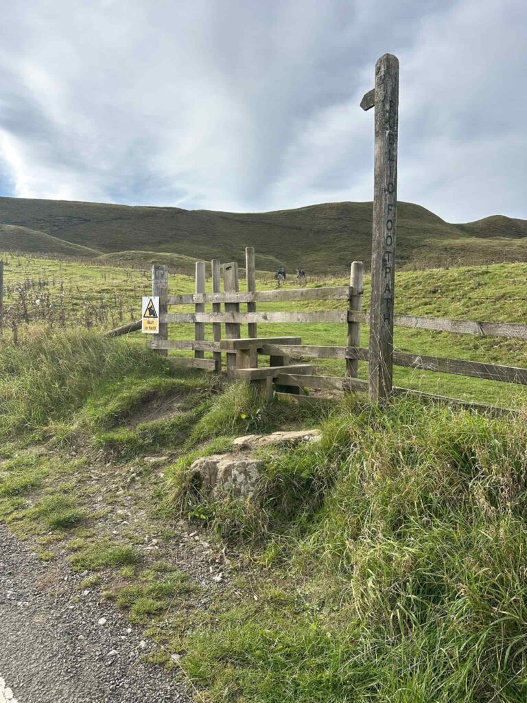 A wooden fence and stile