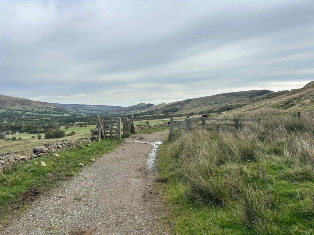 A well made track on the moors